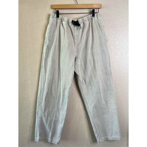 Gramicci Mens Size L Cotton Belted Climbing Hiking Pants Tan Outdoor